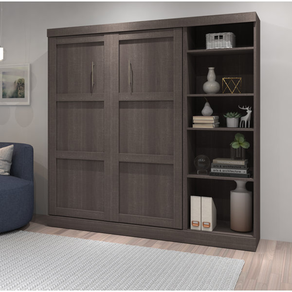 #2 Walley Storage Murphy Bed By Brayden Studio Discount